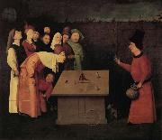 BOSCH, Hieronymus The Conjurer Spain oil painting artist